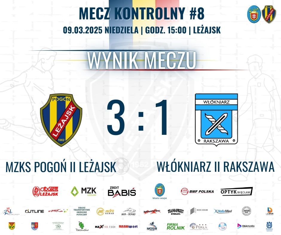 Mecz kontrolny #8 MZKS Pogoń II Leżajsk