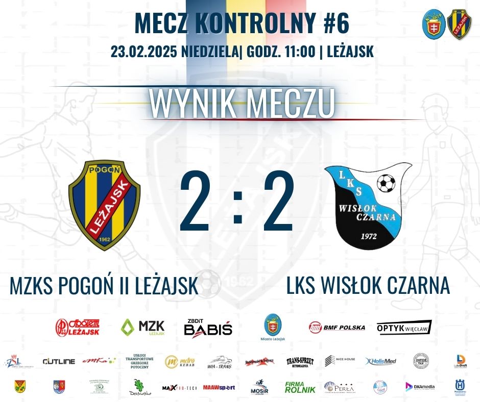 Mecz kontrolny #6 MZKS Pogoń II Leżajsk