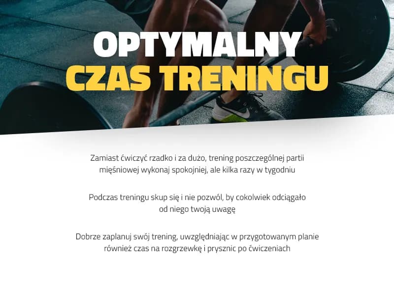 Ile powinien trwać trening? Optymalny czas dla Twoich celów!